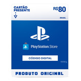 Cartão Card Playstation Store 80 Reais