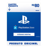 Cartão Card Playstation Store 80 Reais