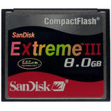 Cartão Cf Compact Flash Sandisk 8gb Sdcfb 8192 a10