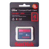 Cartão Compact Flash Cf 4gb Câmera Sony Alpha 100