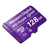 Cartão De Memória 128gb Micro Sd Wd Purple P Cftv Segurança