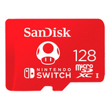 Cartão De Memória 128gb Nintendo Switch Sandisk Microsd