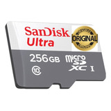 Cartão De Memória 256gb Sandisk Ultra Micro Sd Original