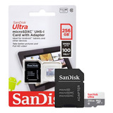 Cartão De Memória 256gb Sandisk Ultra