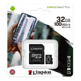 Cartão De Memória 32gb Classe 10 Kingston Micro Sdhc 100mb s
