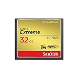 Cartão De Memória 32gb Compact Flash Sandisk CF Extreme 120mb S