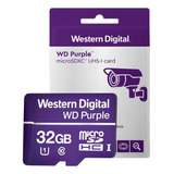 Cartão De Memória 32gb Micro Sd Wd Purple Intelbras P câmera