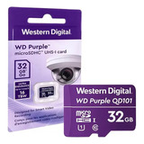 Cartão De Memória 32gb Micro Sd Wd Purple P Cftv Segurança
