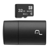 Cartão De Memória 32gb Multilaser C Pen Drive Adaptador