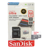Cartão De Memoria 64gb Micro Sd Classe 10 Ultra Original