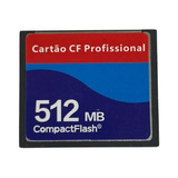 Cartão De Memória Cf Compact Flash 512mb