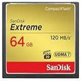 Cartão De Memória Compact Flash Cf 64gb Sandisk Extreme 120mb S