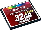 Cartão De Memória Compact Flash CF Transcend 32GB 170 Industrial