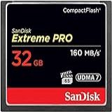 Cartão De Memória Extreme Pro CompactFlash SanDisk UDMA 7 Até 160 MB S