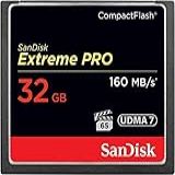 Cartão De Memória Extreme Pro CompactFlash SanDisk UDMA 7 Até 160 MB-s