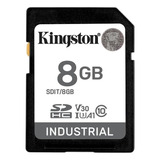 Cartão De Memória Industrial Kingston 8gb 100mb s Uhs i Sdhc