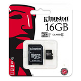 Cartão De Memória Kingston Sdc10 Com Adaptador Sd 16gb