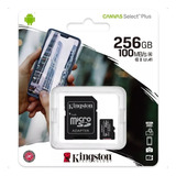 Cartão De Memória Kingston Sdcs2 256gb C Adaptador Sd 256gb