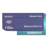 Cartão De Memória Memory Stick 128mb Sony Dsc p100
