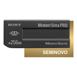 Cartão De Memória Memory Stick Pro 256mb Sony Dsc w5