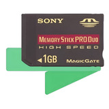 Cartão De Memória Memory Stick Pro Duo 1gb Sony Dsc h50