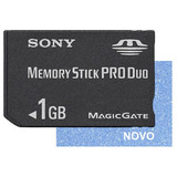 Cartão De Memória Memory Stick Pro Duo 1gb Sony Dsc w150