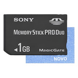 Cartão De Memória Memory Stick Pro Duo 1gb Sony Dsc w150