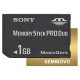 Cartão De Memória Memory Stick Pro Duo 1gb Sony Dsc w50