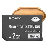 Cartão De Memória Memory Stick Pro Duo 2gb Câmera Sony