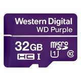 Cartão De Memória Micro Sd 32gb Wd Purple 16tbw Intelbras P Cftv E Segurança