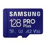 Cartão De Memória Micro Sd Samsung Pro Plus 128gb 4k Adap