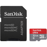 Cartão De Memória Micro Sd Sandisk 32gb adaptador K