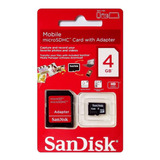 Cartão De Memória Micro Sd Sdhc