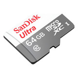 Cartão De Memória Micro Sd Ultra 64gb Sandisk Câmeras Wifi