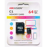 Cartão De Memória Micro Sdxc Hikvision 64gb Class 10 Hs tf c1
