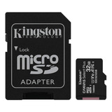 Cartão De Memória Microsd 32gb Adaptador Canvas Kingston