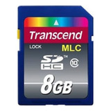 Cartão De Memória Mlc 8gb transcend 
