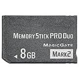 Cartão De Memória MS 8GB Memory Stick Pro Duo Mark2 PSP Camera