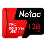 Cartão De Memória Netac P500 Pro 128gb Para Gravador De Dado