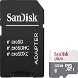 Cartão De Memória Sandisk 128GB Classe 10 SDSDQUNR 128G GN6TA Micro SD