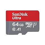 Cartão De Memória SanDisk 64GB Ultra MicroSDHC UHS I Com Adaptador 120MB S C10 U1 Full HD A1 Cartão Micro SD SDSQUA4 064G GN6MA