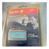 Cartão De Memória Sandisk Memory Stick Pro 256mb