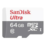 Cartão De Memória Sandisk Sdsqunb 064g gn3ma Ultra Com Adapt