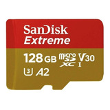 Cartão De Memória Sandisk Sdsqxa1 128g zn6ma Extreme 128gb