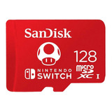 Cartão De Memória Sandisk Sdsqxao 128g gnczn Nintendo Switch 128gb
