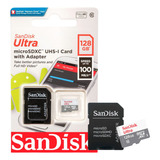 Cartão De Memória Sandisk Ultra 128gb 100mbs Original Cla 10