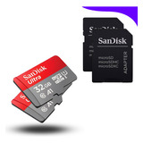 Cartão De Memória Sandisk Ultra Com Adaptador 32gb Classe 10