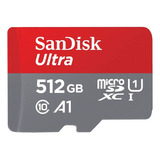 Cartão De Memória Sandisk Ultra Micro Sdxc De 512gb