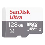 Cartão De Memória Sandisk Ultra Sd 128gb   Adaptador   Sdsquns 128g gn6ta