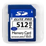 Cartão De Memória Sd 512mb High Speed Elite Pro